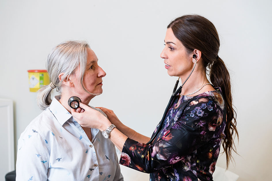 Dr Jen, GP With Patient